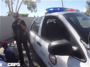 boink the Cops - milky woman cop nailed by 3 BBCs