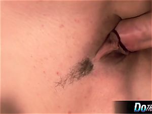 steamy wife Daisy Layne romps and tongues jizz
